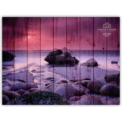 Картины Море - Фиолетовое море, Природа, Creative Wood Картины Море - Фиолетовое море, Природа, Creative Wood